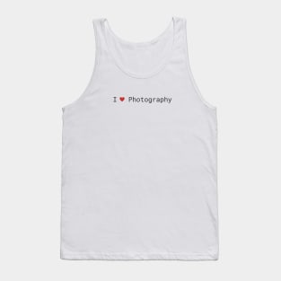 I love Photography Tank Top